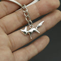 Metal Simple Fox Keychain Animal Bag Charm Gift view 3