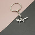 Metal Simple Fox Keychain Animal Bag Charm Gift view 1