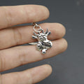 Zinc Alloy Simple Cow Head Keychain Bag Charm Gift view 3