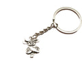 Zinc Alloy Simple Cow Head Keychain Bag Charm Gift view 5