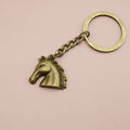 Metal Horse Head Keychain Bag Charm view 6