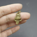 Zinc Alloy Owl Keychain For Bag Charm Gift view 3