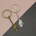 Zinc Alloy Owl Keychain For Bag Charm Gift view 1
