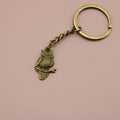Zinc Alloy Owl Keychain For Bag Charm Gift view 6