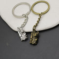 Metal Lucky Cat Keychain Cute Bag Charm Gift view 3