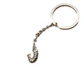 Metal Simple Shrimp Keychain Novelty Key Ring Bag Charm view 5