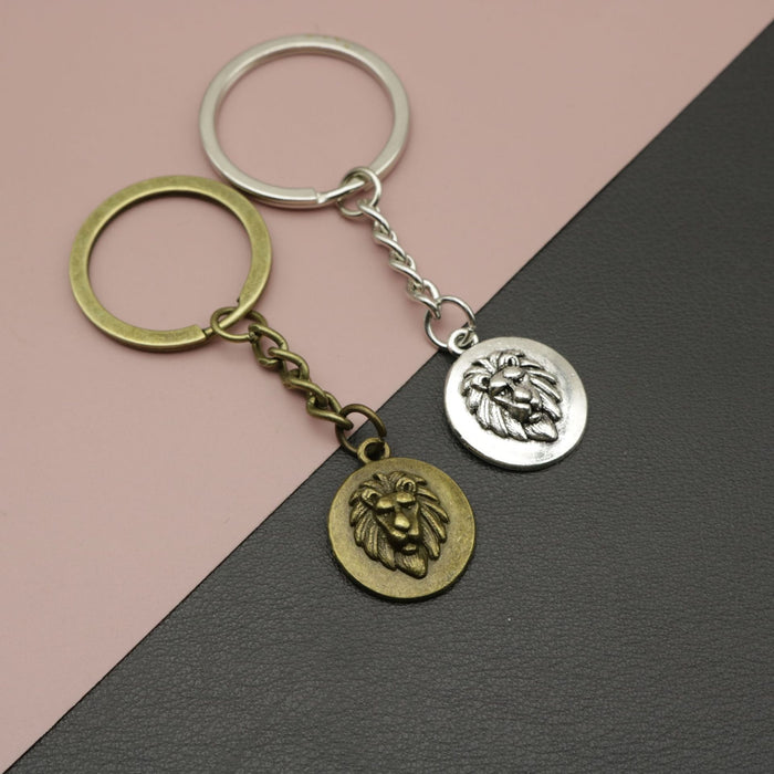 Zinc Alloy Lion Keychain For Bag Charm Gift