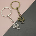 Zinc Alloy Dragonfly Keychain Bag Charm Gift view 1