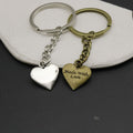 Zinc Alloy Engraved 3D Heart Keychain Romantic Gift view 4