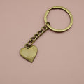 Zinc Alloy Engraved 3D Heart Keychain Romantic Gift view 6