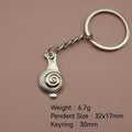 Zinc Alloy Minimalist Snail Keychain Key Ring Gift view 2