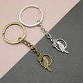 Zinc Alloy Double Sided Parrot Keychain Bag Charm Gift view 1