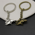 Metal Simple Horse Head Keychain Bag Charm Gift view 4