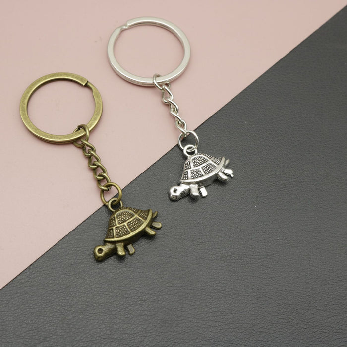 Metal Turtle Keychain Bag Charm Gift – Antique Copper