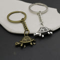 Metal Turtle Keychain Bag Charm Gift – Antique Copper view 3
