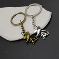 Metal Mouse Shape Keychain Cute Bag Charm Gift view 3