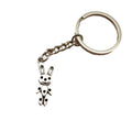 Zinc Alloy Minimalist Rabbit Keychain For Bag Charm Gift view 5