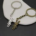 Zinc Alloy Minimalist Rabbit Keychain For Bag Charm Gift view 4