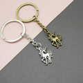 Zinc Alloy Minimalist Horse Keychain Bag Charm Gift – Antique Copper view 1