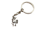 Zinc Alloy Minimalist Horse Keychain Bag Charm Gift – Antique Copper view 5