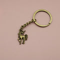 Zinc Alloy Minimalist Horse Keychain Bag Charm Gift – Antique Copper view 6