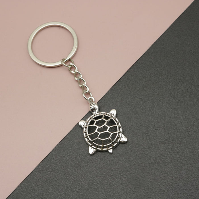 Metal Simple Turtle Keychain For Bag Charm Key Ring
