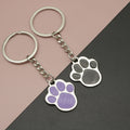 Zinc Alloy Cartoon Dog Paw Tag Keychain For Bag Charm view 1