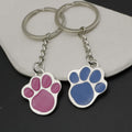 Zinc Alloy Cartoon Dog Paw Tag Keychain For Bag Charm view 4