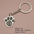 Zinc Alloy Cartoon Dog Paw Tag Keychain For Bag Charm view 2