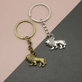 Metal Lion Keychain Key Ring Bag Charm Gift view 1