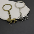 Metal Lion Keychain Key Ring Bag Charm Gift view 3