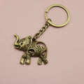 Zinc Alloy Elephant Keychain Animal Bag Charm Gift view 6