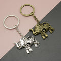 Zinc Alloy Elephant Keychain Animal Bag Charm Gift view 1