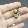 Metal Cat Shape Keychain Bag Charm Gift view 4