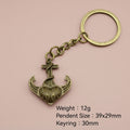 Zinc Alloy Anchor Sailor Captain Keychain Key Ring Gift view 2