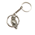 Metal Owl Keychain Bag Charm – Antique Copper view 5
