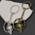 Metal Owl Keychain Bag Charm – Antique Copper view 3