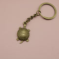Zinc Alloy Minimalist Turtle Keychain Bag Charm Gift – Antique Copper view 6