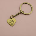 Metal Dog Paw Cat Paw Print Keychain Bag Charm view 6