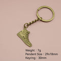 Zinc Alloy Sneaker Shoe Keychain For Bag Charm Gift view 2