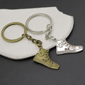 Zinc Alloy Sneaker Shoe Keychain For Bag Charm Gift view 3