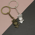 Metal Simple Owl Keychain Cute Bag Charm Gift view 1