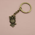 Metal Simple Owl Keychain Cute Bag Charm Gift view 6