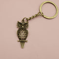 Zinc Alloy Owl Keychain Minimalist Bag Charm Gift view 6
