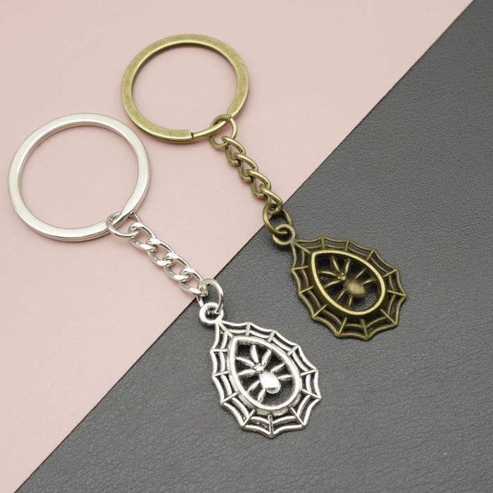 Zinc Alloy Simple Spider Keychain For Bag Charm Gift