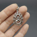 Zinc Alloy Simple Spider Keychain For Bag Charm Gift view 3