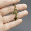 Zinc Alloy Seahorse Keychain For Bag Charm Gift view 3