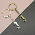 Zinc Alloy Seahorse Keychain For Bag Charm Gift view 1