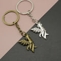 Alloy Phoenix Keychain Bag Charm view 1