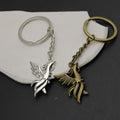 Alloy Phoenix Keychain Bag Charm view 3